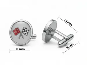 Chevrolet Boutons de Manchette Homme Personnalisés Racing Premium